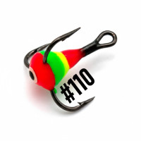 Тройник MUSTAD №10 3D глаз 110