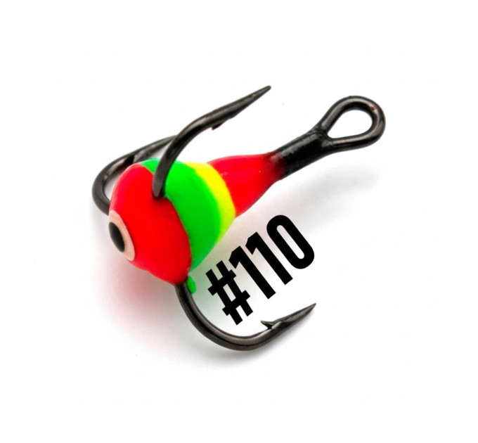 Тройник MUSTAD №10 3D глаз 110