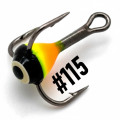 Тройник MUSTAD №16 3D глаз 115