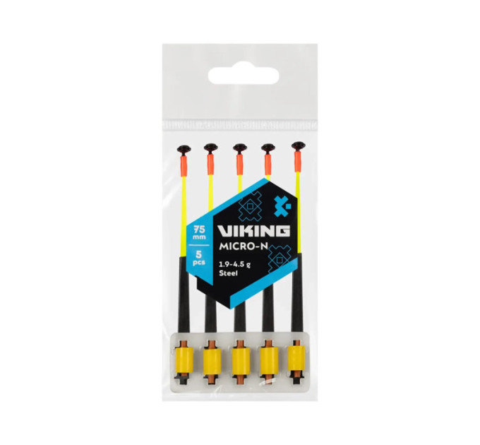 Кивок Viking Fishing Micro-N сталевий 75mm 1.9-4.5g