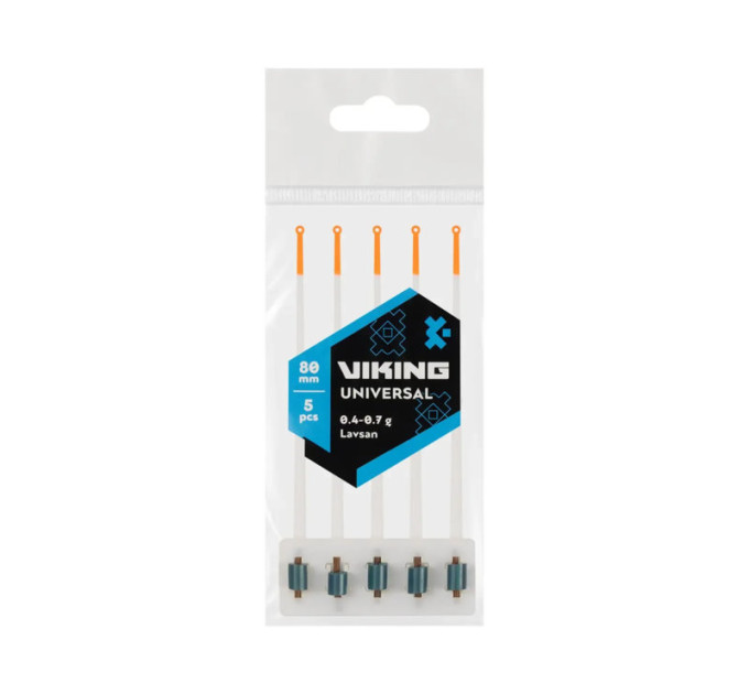 Кивок Viking Fishing Universal лавсановий 80mm 0.4-0.7g