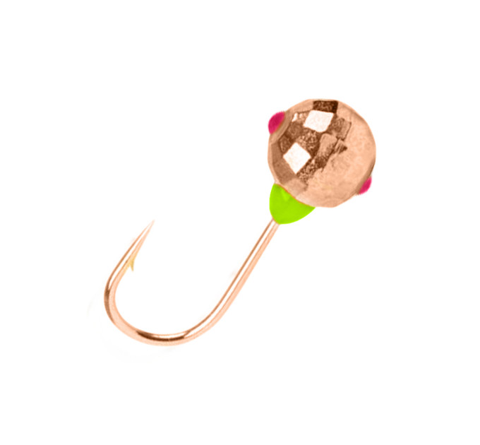 Морм. вольф. Fishing ROI Шар Диско з отв. кембр. и подмазк. 5mm 1,08gr copper (400-16-5-1CU)