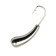 Морм. вольф. Fishing ROI Лодочка з отв. 3mm 0,59gr silver (400-36-3-S)