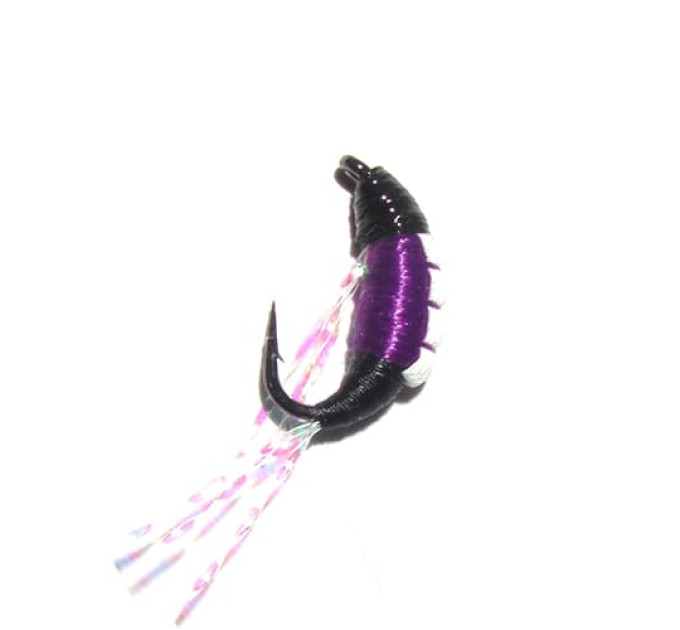 Мормишка STRIKE безмотилка Shrimp - Violet [Фіолетова] (14)
