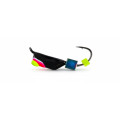 Мормышка вольфрамовая Столбик 0.6г/2.5мм Черная (Желто-красное пятнышко + Кубик хамелион) 42176