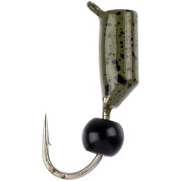 Мормишка вольфрамова Viking Fishing Rigabik+bead 2.5mm Olive+B
