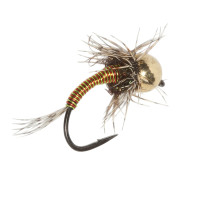 Нимфа STRIKE с вольфрамовой головкой  Wire Nymph Gold (10)