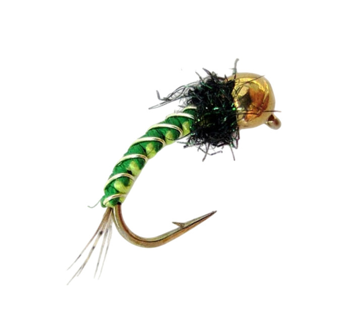 Німфа STRIKE з вольфрамовою головкою Tungsten Woven Polish Nymph Olive (10)