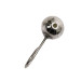 Морм. вольф. Fishing ROI Шар з отвором 3mm 0,21gr silver (400-19-3-S)