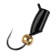 Мормишка вольфрамова Viking Fishing Rigabik+bead 2.5mm Black+G